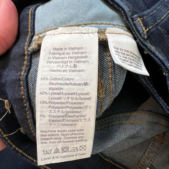 Madewell Women’s Curvy High Rise Skinny Tall Denim Jeans 30 Tall - Picture 9 of 9